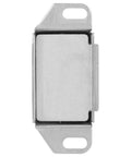 Magnetic Door Catch Stainless Steel 5 Pack For Bathroom And Kitchen Cabinets, 2.2x1.0x0.6 Inch, front view close-up