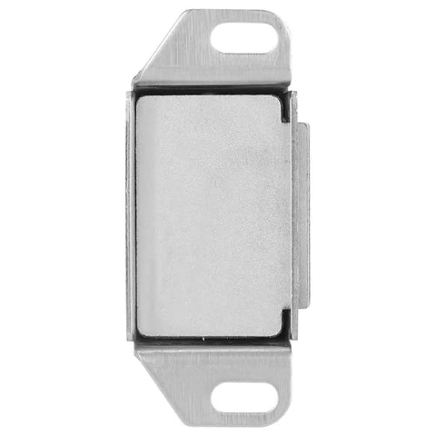 Magnetic Door Catch Stainless Steel 5 Pack For Bathroom And Kitchen Cabinets, 2.2x1.0x0.6 Inch, front view close-up