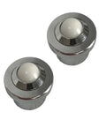 20 Pack Of Heavy Duty Nylon Ball Transfer Units With Embedded Roller Bearings For Seamless Multi Directional Motion On Conveyors And Workbenches Rolls Like Butter Under Tough Shop Loads - close-up view of nylon roller bearings.