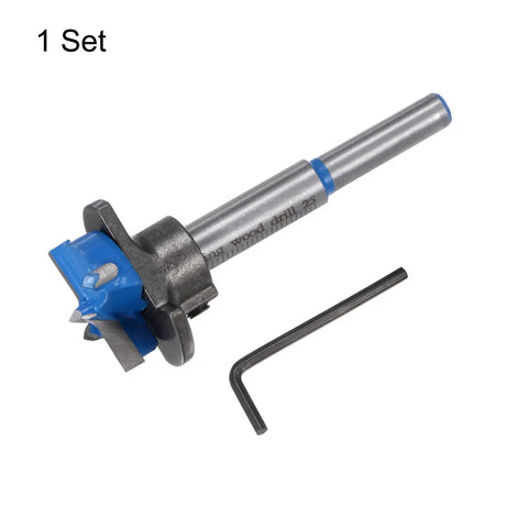 Pro Level 1 Inch Forstner Bit Featuring Killer Carbide Edges And Adjustable Depth Control Built For Hassle Free Woodworking. Set includes wrench.