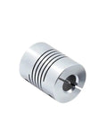 Heavy Duty Aluminum Flexible Shaft Coupling For Motors With Encoder Hole Elastic Clamping High Hardness Vibration Dampening