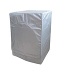 Front Loading Washer And Dryer Cover 27W X 33D X 39H Inches, Waterproof And Sunproof Nylon Fabric in light gray color