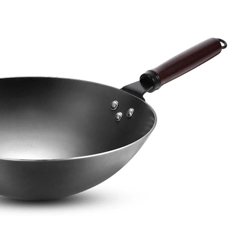 Upgrade Your Kitchen Swap With These Awesome Wood Pot Handle Knob Kits Perfect For Adding Rustic Style To Any Saucepan Or Lid With Strong Grips And Easy Removable Design., wood pot handle on black wok lid