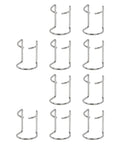 Grab These 10 Pack Plasma Cutter Spacer Guide Rings Perfect Fit For SG-55 And AG-60 stainless steel spacers arranged in grid.