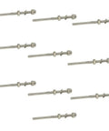 Job Site Ready Type 316 Stainless Steel Cable End Fittings Right Hand Swage Railing Hardware 50 Pack For 1 4 Inch Wire Rope 5 1 2 Overall Length Heavy Duty Deck Guardrail And Security Line Installations