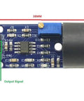 2Pcs Zmct103C AC Current Sensor Module With 5A Single Phase Active Output And Top Notch Op Amp Circuit For Dead Accurate Signal Sampling and Smooth Diy Electronics Builds showing size and connections.