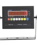 Built Like A Tank 60X84 Inch Industrial Floor Pallet Scale With 1000 Lb Capacity And 0.2 Lb Accuracy digital weighing indicator display.