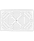 Top Tier One Hundred Pieces Uhf Rfid Tags 860 To 960 Mhz Adhesive Labels showing chip design for vehicle tracking and inventory management.