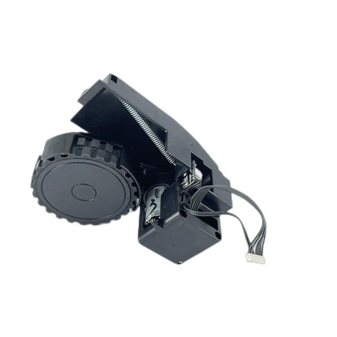 Heavy Duty Robot Vacuum Wheel Repairs Kit With Left And Right Caster Modules showing black caster wheel and motor assembly.