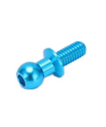 Beefed-Up Aluminum RC Ball Link Track Rod Set For TT01 TT02 Cars, 10 Pieces Ball Screw Ends, Shock Absorber End Caps, Rock-Solid Alloy Build, Blue Finish, Precision Fit For Easy Steering And Lasting Suspension, blue aluminum ball screw end