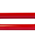 Red Hawse Fairlead 1.5 Inch Thick Billet Aluminum For Synthetic Winch Rope 10 Inch Hole Spacing Stainless Hardware Included