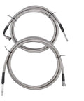 Premium Fuel Line Quick Fix Kit For Chevy Silverado Sierra 1500 Crew Cab 4.8L 5.3L Vortec Engines Year 2004 Through 2006 Perfect Fit Replacement Hose Assembly 15946187 braided fuel line hose assembly with metal fittings