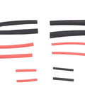 Heavy Duty 150 Piece Heat Shrink Tubing Kit With Black And Red Polyolefin Wire Cable Sleeves For Tough Insulation Jobs Plus Dual Color Organization To Make Wiring A Breeze And Keep Things Straight Without Any Slipping. black and red heat shrink tubing pieces