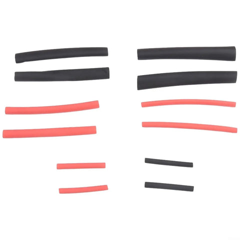 Heavy Duty 150 Piece Heat Shrink Tubing Kit With Black And Red Polyolefin Wire Cable Sleeves For Tough Insulation Jobs Plus Dual Color Organization To Make Wiring A Breeze And Keep Things Straight Without Any Slipping. black and red heat shrink tubing pieces
