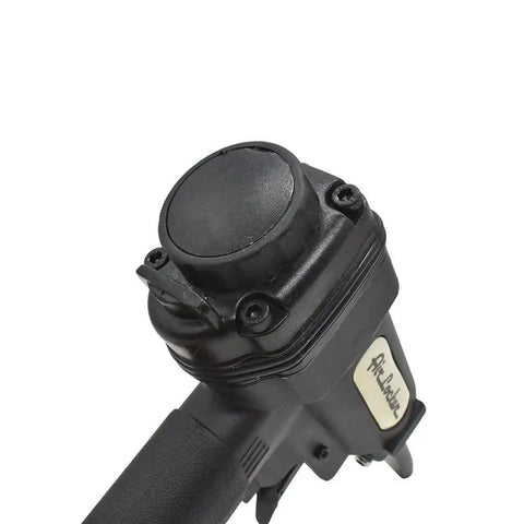 Close-up of Beast Mode Heavy Duty Pro Punch Nailer And Nail Remover, showing top housing and black finish part.