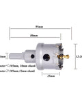 Heavy Duty 12 To 200mm TCT Hole Saw Drill Bits With Alloy Carbide Cobalt Steel Cutter For Slashing Through Stainless Steel Plate Iron And Metal Like A Champ In Your Shop, 95mm head, 10-13mm shank