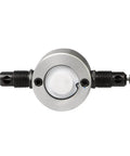 Front view of Double Head Nibbler for Sheet Metal Cutting with 360 Degree Adjustable Heads, drill accessory for metal fabrication
