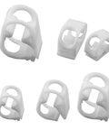 Five Pack Adjustable Plastic Tubing Clamps For 3 To 6 mm Hoses One Eighth To One Quarter Inch Clamp Flow Control Clips Lab Grade Pinch Valve Style