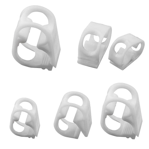 Five Pack Adjustable Plastic Tubing Clamps For 3 To 6 mm Hoses One Eighth To One Quarter Inch Clamp Flow Control Clips Lab Grade Pinch Valve Style