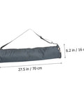 Large Capacity Yoga Mat Carrier Bag With Adjustable Shoulder Strap And Full Zip Closure Ventilated Waterproof Lining Pocket