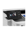 Close-up of control panel on High Output Color Laser Printer With Frictionless Wireless Connection And Automatic Duplex Printing.