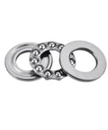 2 Pack 51101 Thrust Ball Bearings For Plane Axial Use Chrome Steel AISI 52100 With Brass Cage ABEC 3 Precision Single Row Roller Bearings