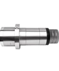 Top Shelf CNC Belt Driven Spindle Assembly With Automatic Tool Changer slick six thousand RPM speed, side view showing polished metal body.