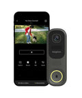 Video Doorbell With Chime And Outdoor Security Camera Weatherproof WiFi Doorbell Camera 2 Way Talk Motion Alerts