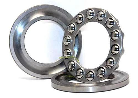 HiPicco Thrust Ball Bearings, 4pcs 51107 Plane Axial Ball Bearing 3-in-1, 35mm X 52mm X 12mm Chrome Steel ABEC3 Single Row Roller - Foto 7
