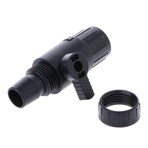 Quick Release Push To Connect Water Pipe Kit For 12Mm And 16Mm Hoses Fits Aquarium Filter Tanks And Fish Tank Inlet Outlet With Control Valves black plastic valve connector and threaded nut for aquarium hose setup