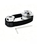 Check Out This Sweet 1 Pc 2 GT Timing Pulley Kit For Your 3D Printer Setup Featuring 20T And 40T Gears That Give A Cool 2 To 1 Speed Reduction With Smooth 6mm Belt Motion And Multi Bore Options Ranging From 3Mm Up To 12Mm To Fit Just Right Without, 2GT aluminum pulley kit with belt and hex key