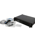 Pro Led Display Controller delivers rock solid 4K at 60Hz resolution, includes cables and manual for stage use.