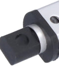Close-up of end tip on Beefy Mini Electric Linear Actuator 12V DC With Built In Limit Switch High Speed Low Noise Waterproof Outdoor Ready