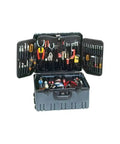 Deluxe Electronic Engineer's Tool Kit 143-Piece Pro Set for Field Techs with heavy-duty electronics tools case