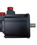 Beefy High Torque Servo Motor for Large Scale Automation Lines, Rock Solid Precision Drive for Industrial Robotics and Manufacturing, In Stock With Fast Shipping, Plug And Play Setup, Durable Motion Control System, black servo motor with shaft