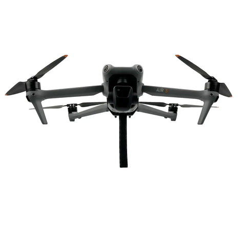 Drone Handheld Stabilizer And Lens Bracket Mount For Air 3S, front view, attached to Air 3 drone, smooth transitions