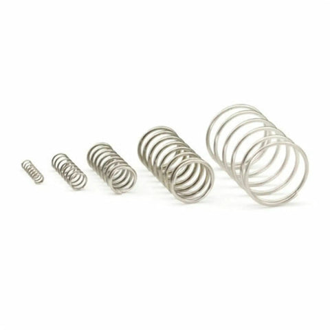 20 Piece Stainless Steel Compression Springs Kit With 0.5mm Wire Diameter And 5mm Outer Diameter 5 To 50mm Lengths displayed