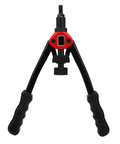 Heavy Duty 320mm Rivet Nut Tool Kit For M3 To M12 Rivet Nuts All In One Rivnut Setter, front view of metal tool with red and black handles