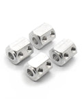 RC Car Upgrade Wheel Hex Set For One Tenth Scale Rides Beefy Metal Hexes With Precision Fit Prevent Wheel Slippage