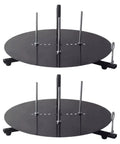 Straight Up Heavy Duty Wire Dispenser Rack And Portable Cable Management Tray Featuring Smooth Rotating Metal Build.