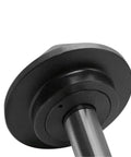 MT4 bullnose live center with Morse taper #4, black steel lathe turning accessory