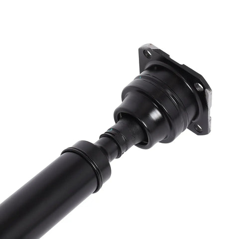 Top Tier Rear Driveshaft And Sturdy Propeller Shaft Assembly built for plug-in swaps, showing steel construction and joint details.