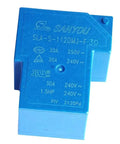 Blue Compact 12V DC General Purpose Relay With 30A NO Switching, Four Pin Coil, Sealed Design For Tough Everyday Builds