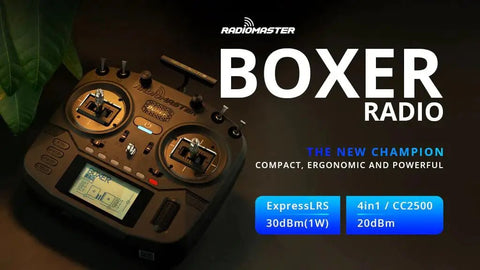RadioMaster Boxer 2.4G 16CH Hall Gimbals Transmitter With ExpressLRS 4in1 CC2500 Multi Protocol Support EdgeTX Ready