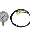 Pro Grade Hydraulic Hose Pressure Test Kit With Gauge, M16 To Quarter Inch BSP, 250 Bar And 3600 PSI, 1.5m Hose, gauge close-up