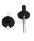 Aluminum Blind Rivet Kit 200 Pcs Assortment For Electric Pneumatic Manual Riveting Guns 3.2mm, 4.0mm, 4.8mm Diameters Durable Heavy Duty Fasteners Ideal For Home DIY Projects., black aluminum blind rivets with steel mandrels