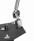 Close-up of the Heavy Duty Auxiliary Jewelry Welding Work Clip With Angle Adjustable Third Hand, showcasing steel components and pivot mechanism.
