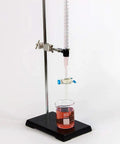 Starter Titration Gear Kit With 100 Milliliters Acrylic Burette Assembly PTFE Stopcock And Durable Ring Stand Clamp Beaker Set