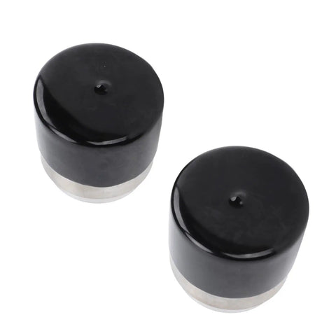 Two Pack Boat Trailer Wheel Bearing Protector With Protective Bra And Stainless Steel Hub Dust Caps 1.781 Inch Diameter Auto Check Grease Level Keeps Bearings Properly Lubed For Long Hauls