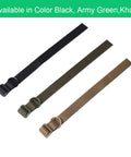 Heavy Duty Adjustable Rifle Sling 1.25 Inch Nylon Strap With D Ring Loop For Hunting 2 Pack Tactical Gun Sling Easy Quick Setup